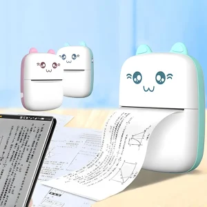 پرینتر حرارتی بی مدل Mini Printer طرح گربه