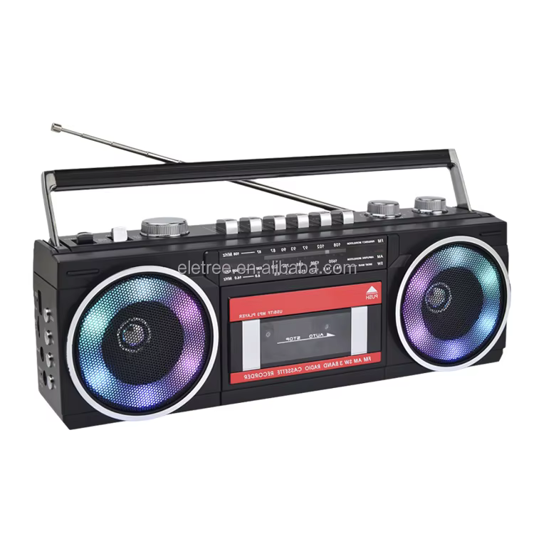 رادیو مدل px-666bt با اسپیکر بلوتوثی نوار کاست خور