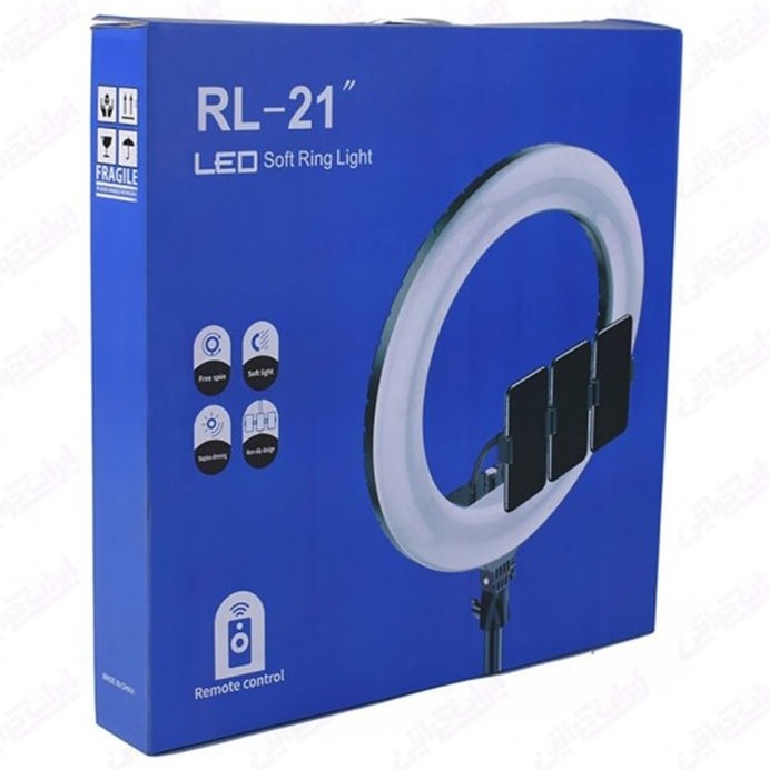 رینگ لایت مدل RL-21 به همراه سه پایه