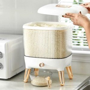 جا برنجی ۱۰ کیلویی اکرولیک پایه طلایی