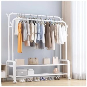 رگال دوبل دوطبقه چرخدار تحمل وزن 48کیلوگرم